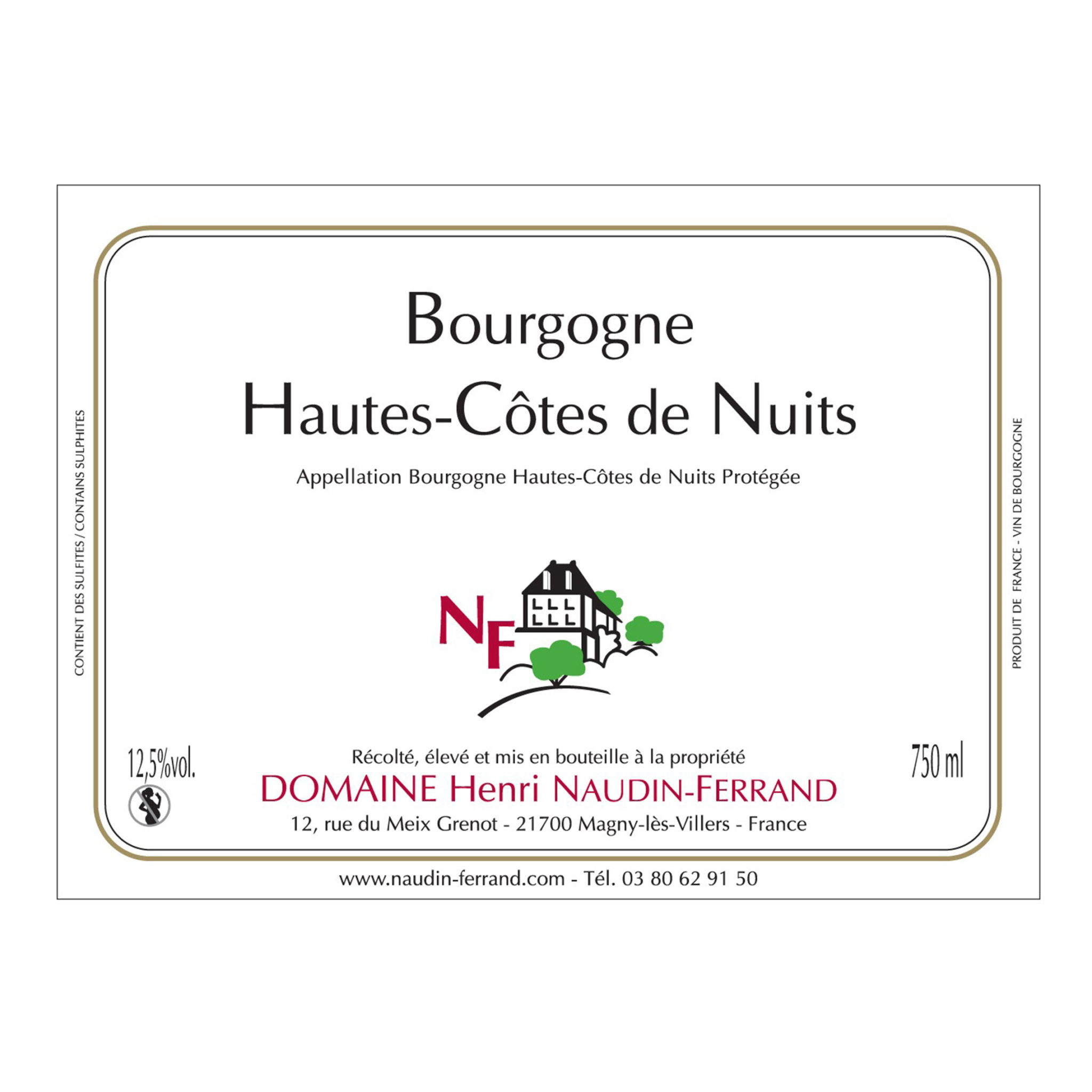 Bourgogne Hautes-Côtes de Nuits Domaine Henri Naudin Ferrand