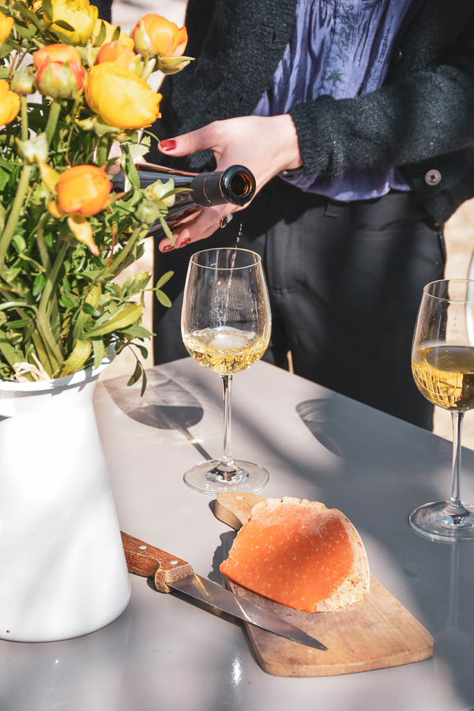 Mimolette extra vielle et Pinot Gris Grand Cru